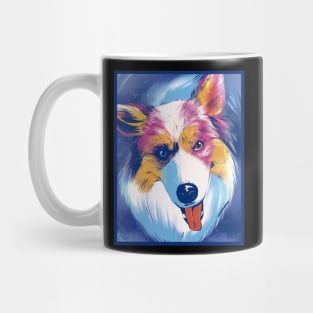 Australian Shepherd Dog Retro Vintage Mug